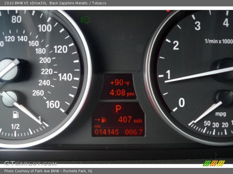 Black Sapphire Metallic / Tobacco 2010 BMW X5 xDrive30i