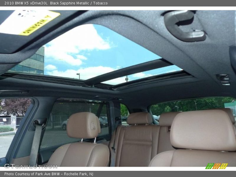 Black Sapphire Metallic / Tobacco 2010 BMW X5 xDrive30i