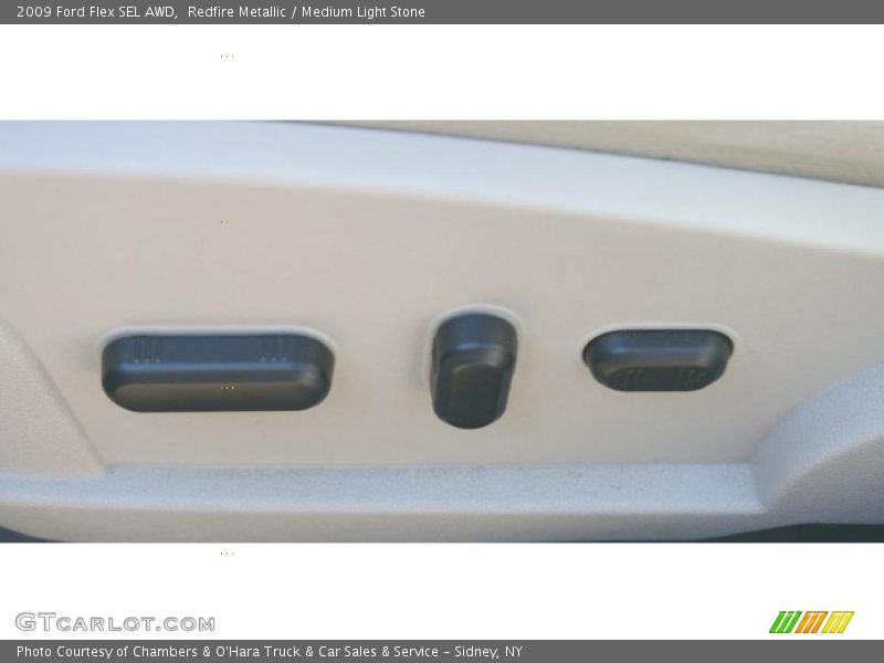 Redfire Metallic / Medium Light Stone 2009 Ford Flex SEL AWD