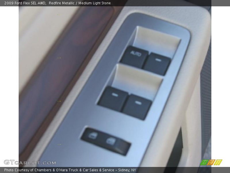 Redfire Metallic / Medium Light Stone 2009 Ford Flex SEL AWD