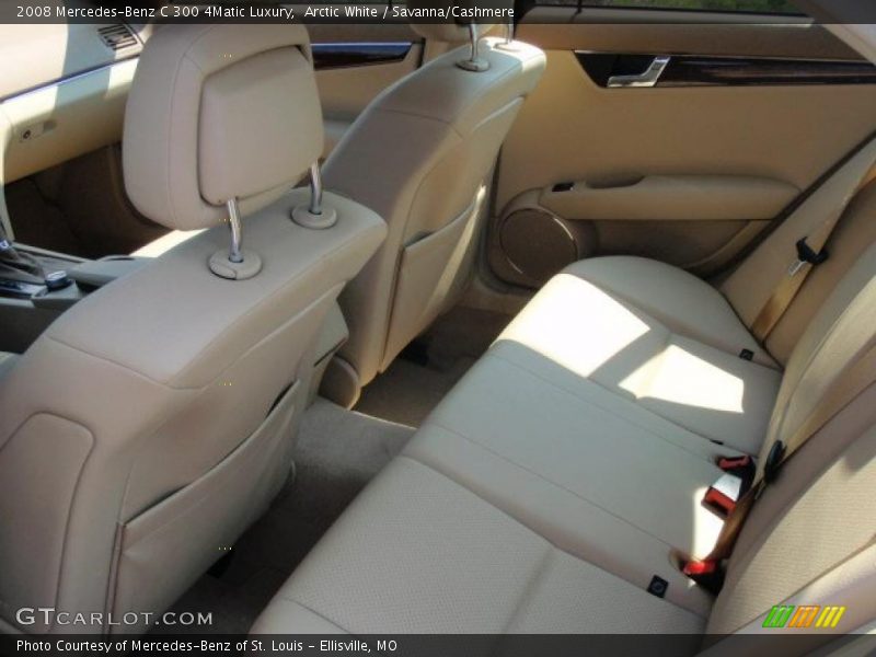 Arctic White / Savanna/Cashmere 2008 Mercedes-Benz C 300 4Matic Luxury