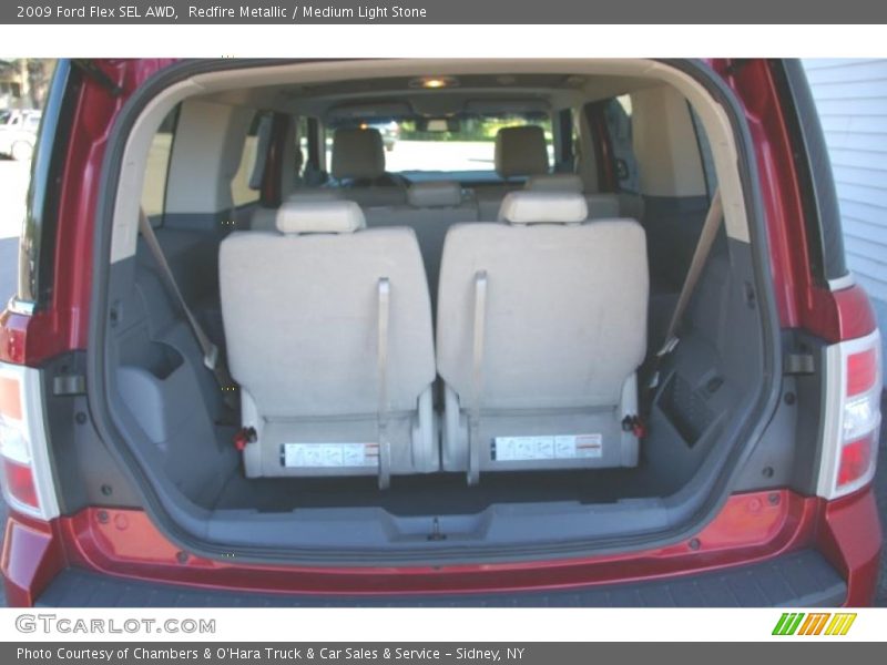 Redfire Metallic / Medium Light Stone 2009 Ford Flex SEL AWD
