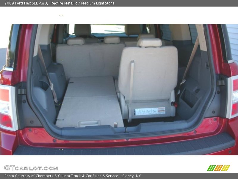 Redfire Metallic / Medium Light Stone 2009 Ford Flex SEL AWD