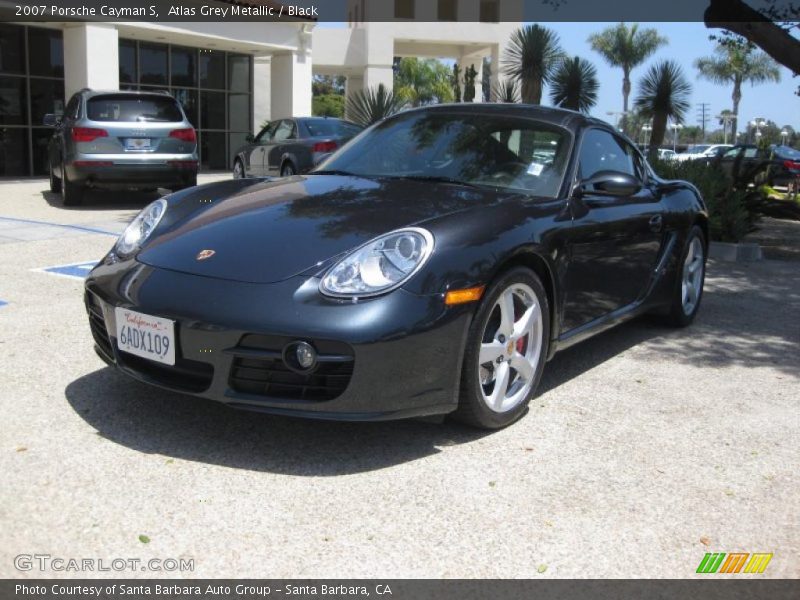 Atlas Grey Metallic / Black 2007 Porsche Cayman S