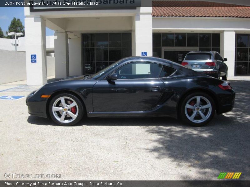 Atlas Grey Metallic / Black 2007 Porsche Cayman S