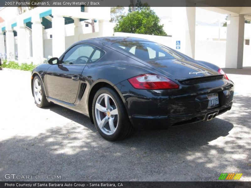 Atlas Grey Metallic / Black 2007 Porsche Cayman S