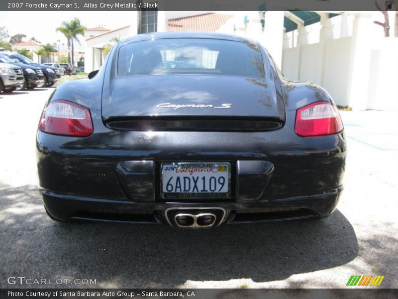 Atlas Grey Metallic / Black 2007 Porsche Cayman S