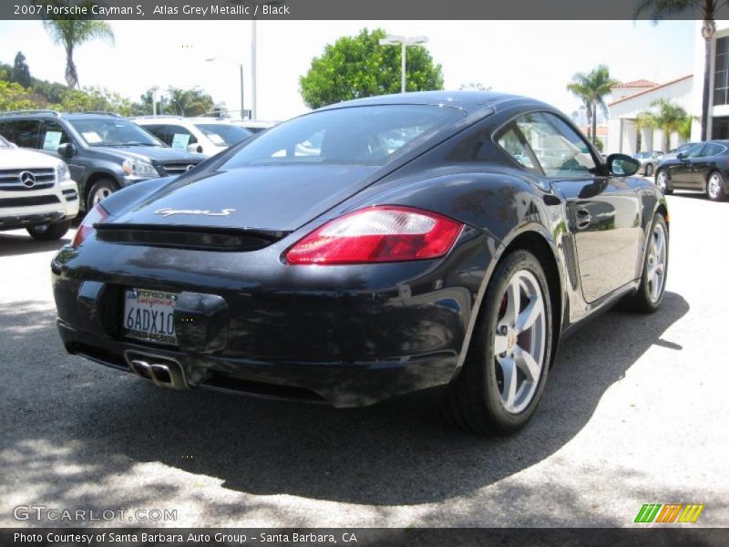 Atlas Grey Metallic / Black 2007 Porsche Cayman S