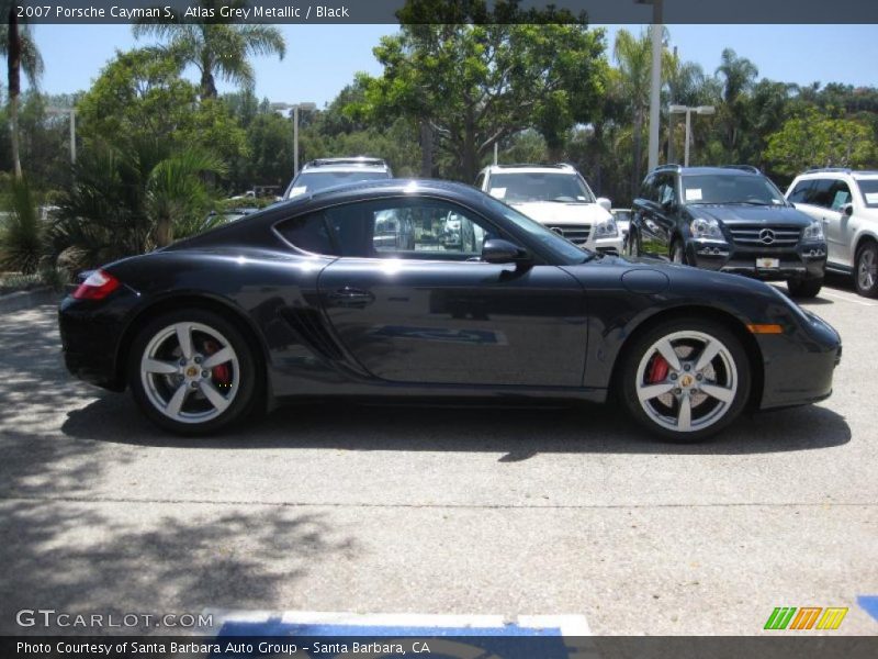Atlas Grey Metallic / Black 2007 Porsche Cayman S