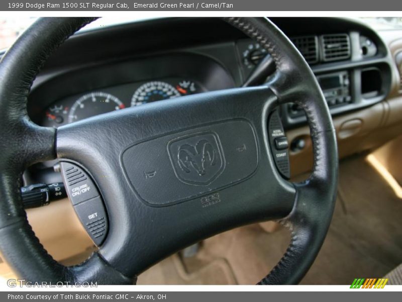 Emerald Green Pearl / Camel/Tan 1999 Dodge Ram 1500 SLT Regular Cab