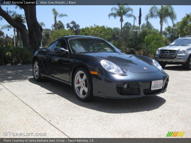 Atlas Grey Metallic / Black 2007 Porsche Cayman S