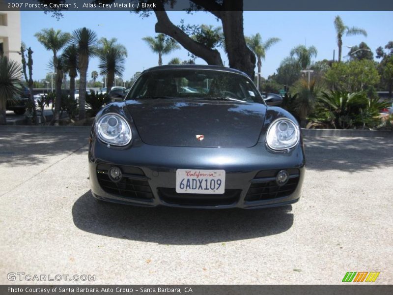 Atlas Grey Metallic / Black 2007 Porsche Cayman S
