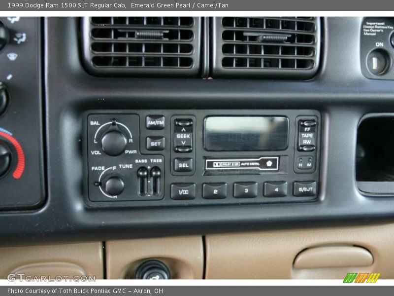 Emerald Green Pearl / Camel/Tan 1999 Dodge Ram 1500 SLT Regular Cab