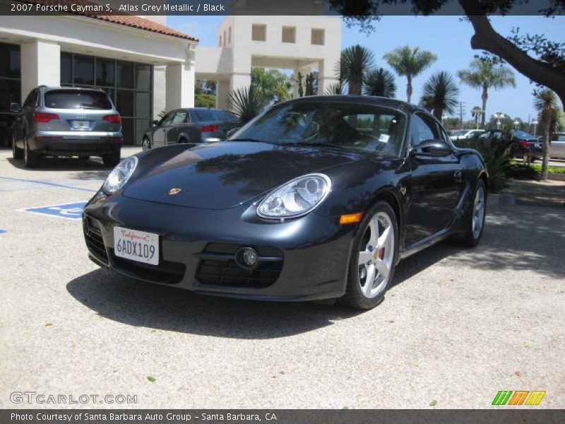 Atlas Grey Metallic / Black 2007 Porsche Cayman S