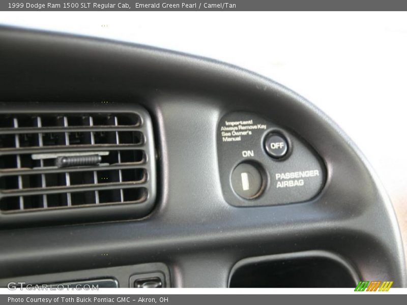 Emerald Green Pearl / Camel/Tan 1999 Dodge Ram 1500 SLT Regular Cab