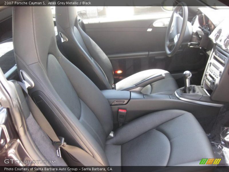 Atlas Grey Metallic / Black 2007 Porsche Cayman S