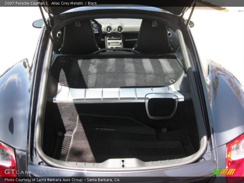 Atlas Grey Metallic / Black 2007 Porsche Cayman S