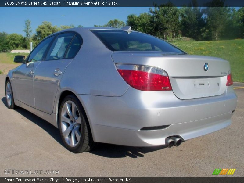  2005 5 Series 545i Sedan Titanium Silver Metallic