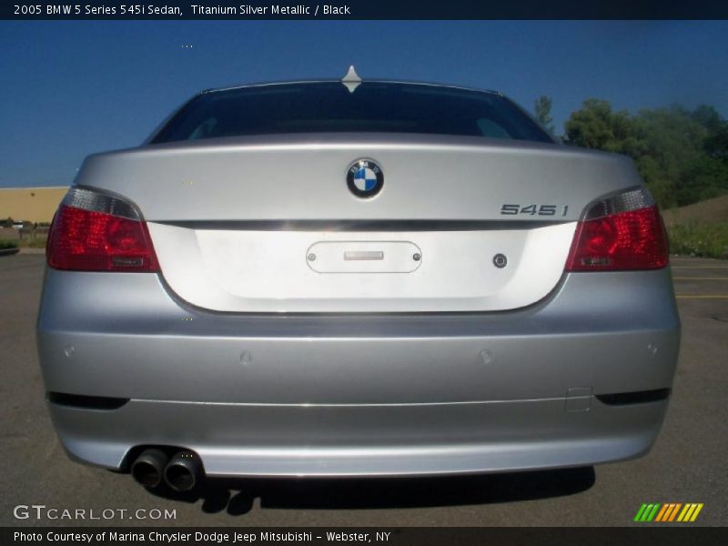  2005 5 Series 545i Sedan Titanium Silver Metallic