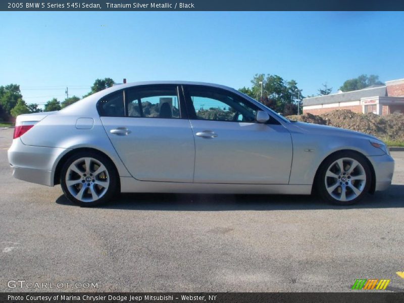  2005 5 Series 545i Sedan Titanium Silver Metallic
