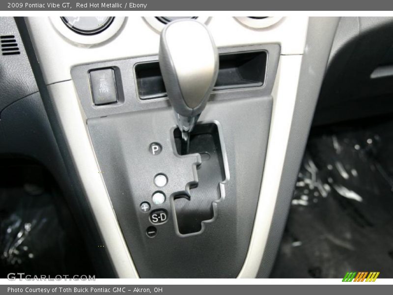 Red Hot Metallic / Ebony 2009 Pontiac Vibe GT