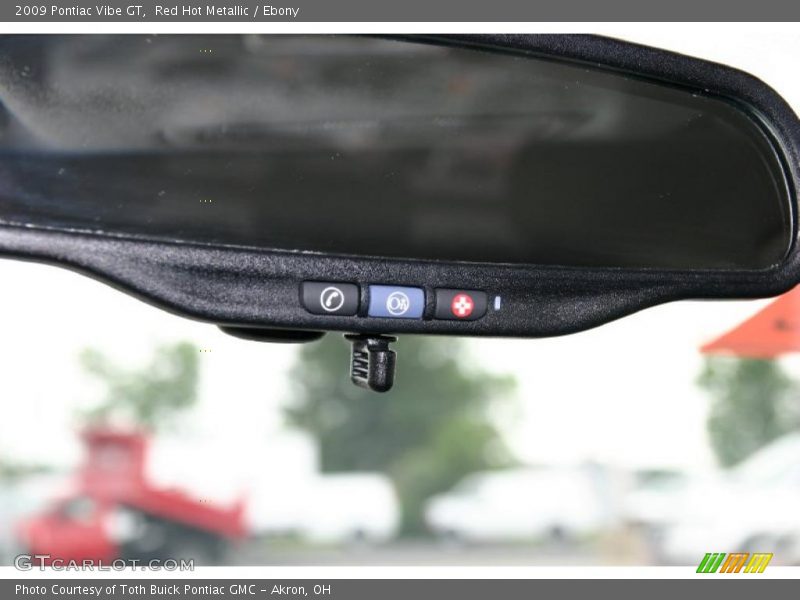 Red Hot Metallic / Ebony 2009 Pontiac Vibe GT
