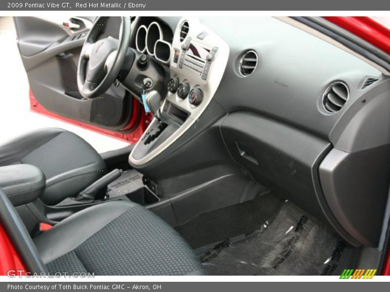 Red Hot Metallic / Ebony 2009 Pontiac Vibe GT