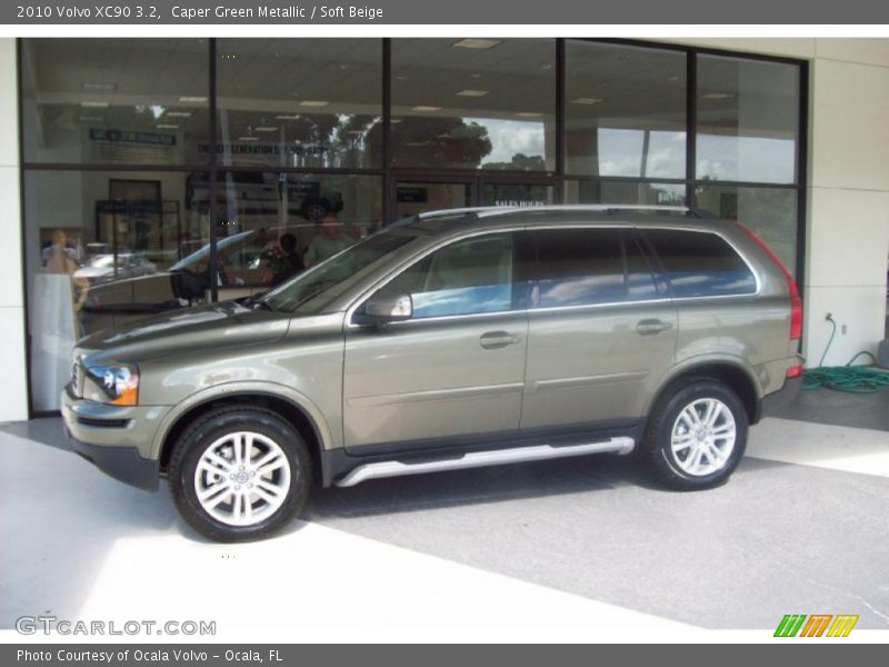 Caper Green Metallic / Soft Beige 2010 Volvo XC90 3.2
