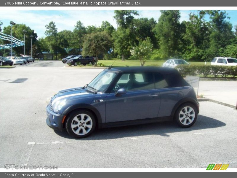 Cool Blue Metallic / Space Gray/Panther Black 2006 Mini Cooper S Convertible