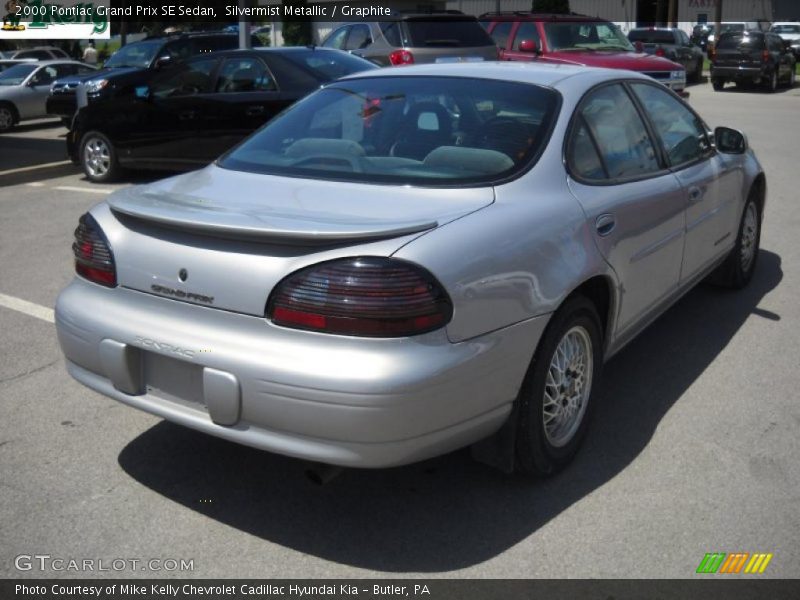 Silvermist Metallic / Graphite 2000 Pontiac Grand Prix SE Sedan
