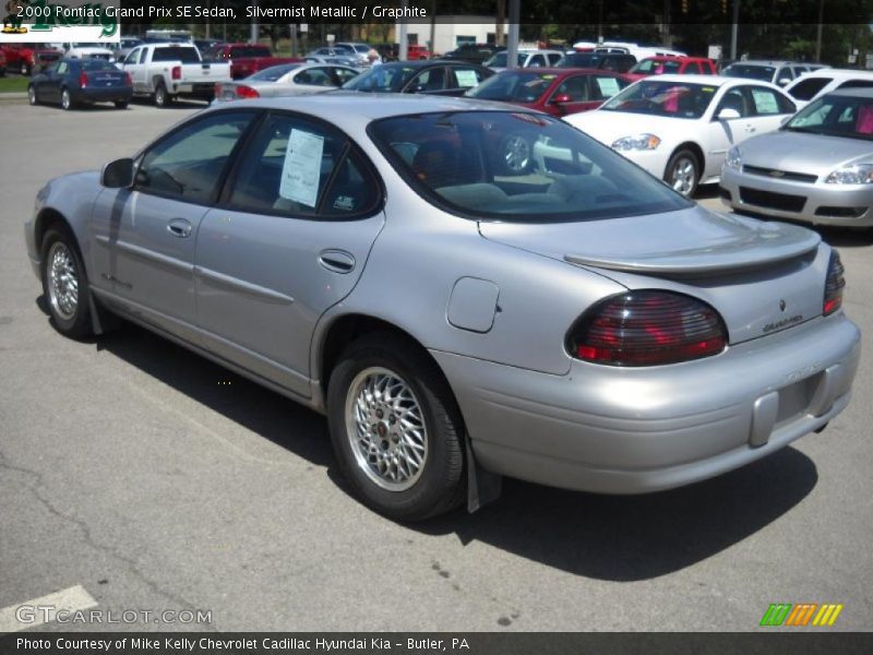 Silvermist Metallic / Graphite 2000 Pontiac Grand Prix SE Sedan