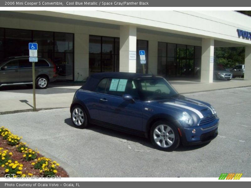 Cool Blue Metallic / Space Gray/Panther Black 2006 Mini Cooper S Convertible