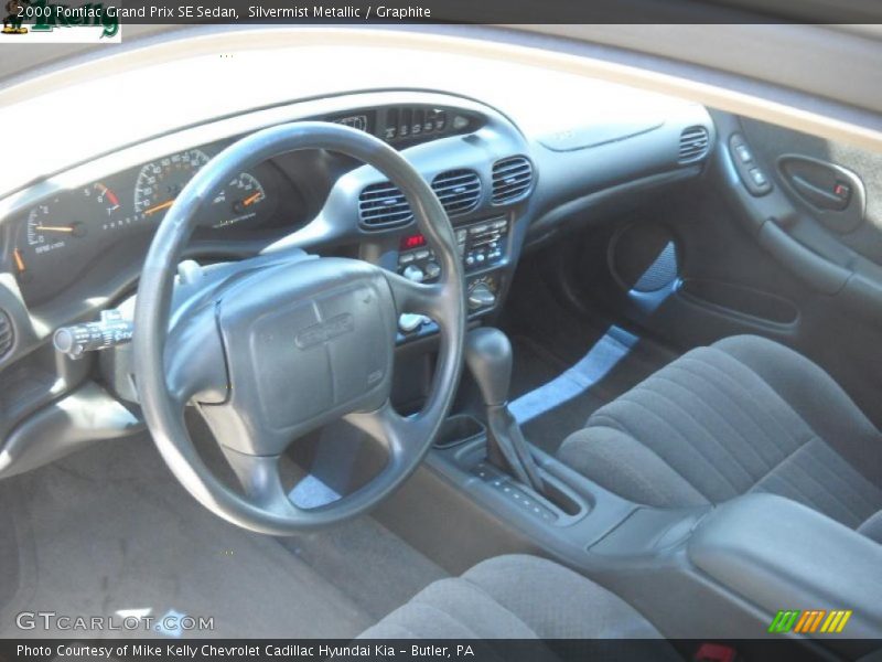 Silvermist Metallic / Graphite 2000 Pontiac Grand Prix SE Sedan