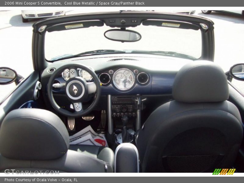 Cool Blue Metallic / Space Gray/Panther Black 2006 Mini Cooper S Convertible