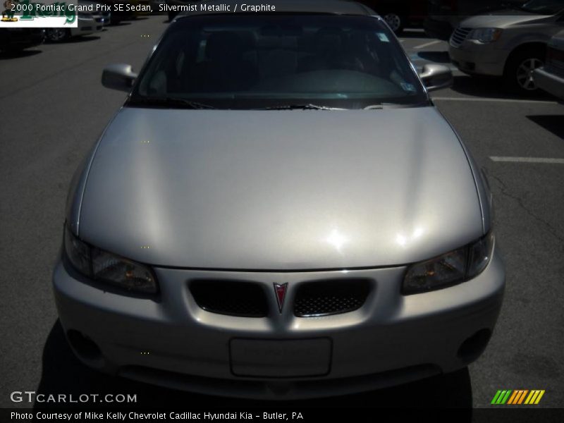 Silvermist Metallic / Graphite 2000 Pontiac Grand Prix SE Sedan