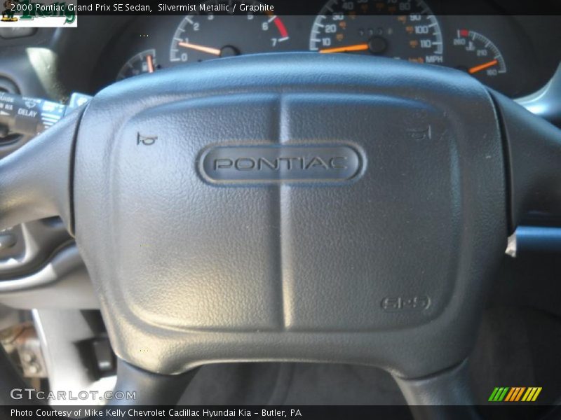 Silvermist Metallic / Graphite 2000 Pontiac Grand Prix SE Sedan