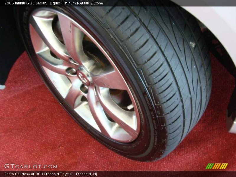 Liquid Platinum Metallic / Stone 2006 Infiniti G 35 Sedan