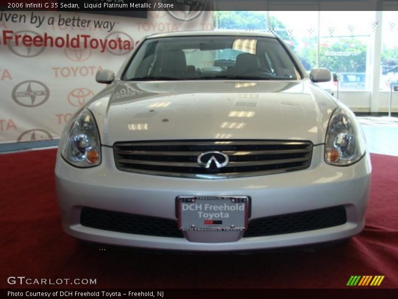 Liquid Platinum Metallic / Stone 2006 Infiniti G 35 Sedan