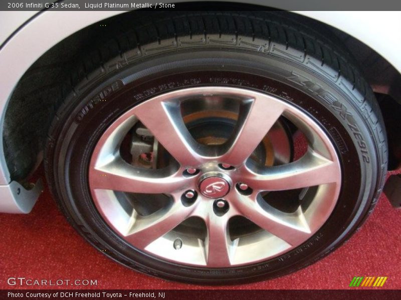 Liquid Platinum Metallic / Stone 2006 Infiniti G 35 Sedan