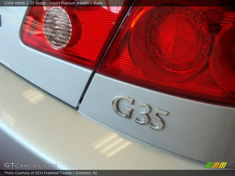 Liquid Platinum Metallic / Stone 2006 Infiniti G 35 Sedan