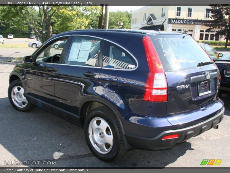 Royal Blue Pearl / Black 2008 Honda CR-V LX 4WD