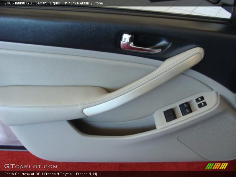 Liquid Platinum Metallic / Stone 2006 Infiniti G 35 Sedan