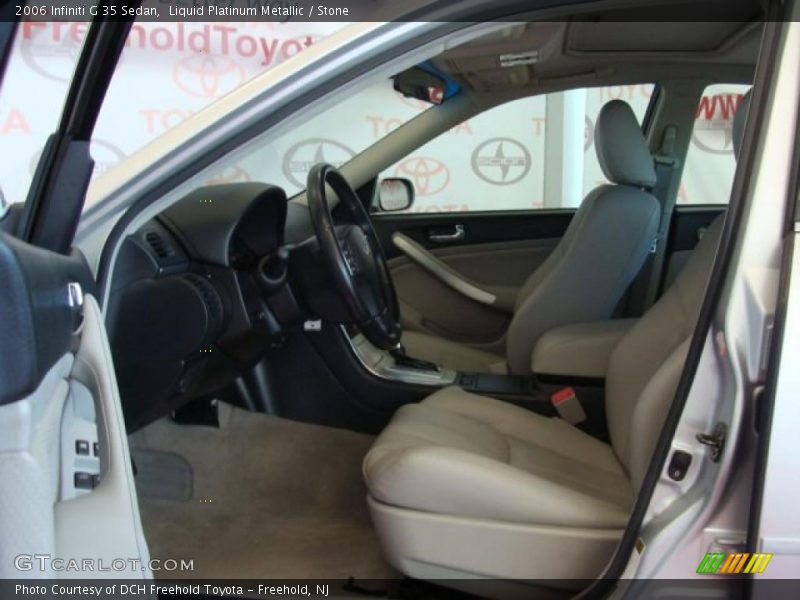 Liquid Platinum Metallic / Stone 2006 Infiniti G 35 Sedan