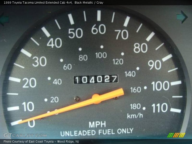 Black Metallic / Gray 1999 Toyota Tacoma Limited Extended Cab 4x4