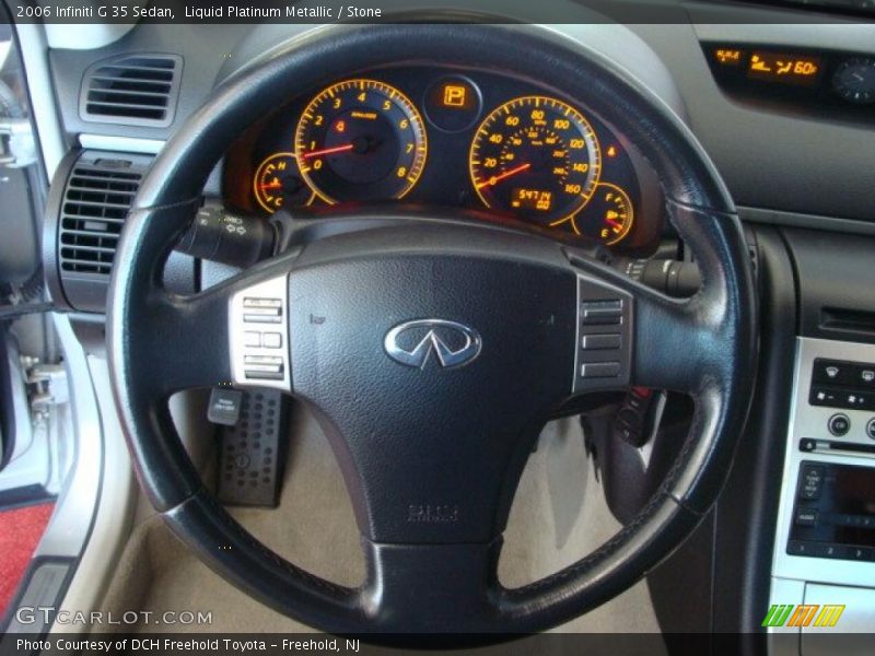 Liquid Platinum Metallic / Stone 2006 Infiniti G 35 Sedan