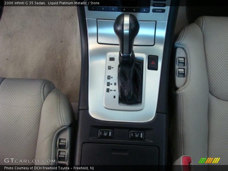 Liquid Platinum Metallic / Stone 2006 Infiniti G 35 Sedan