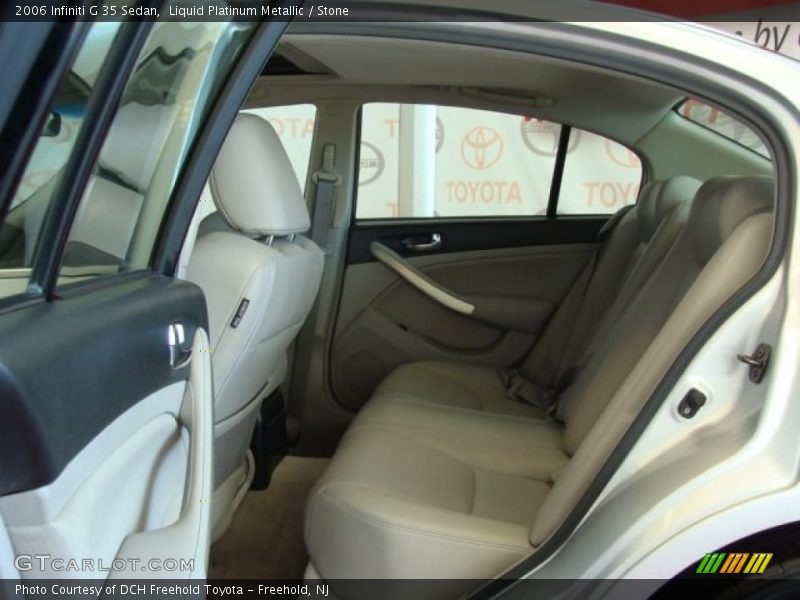 Liquid Platinum Metallic / Stone 2006 Infiniti G 35 Sedan