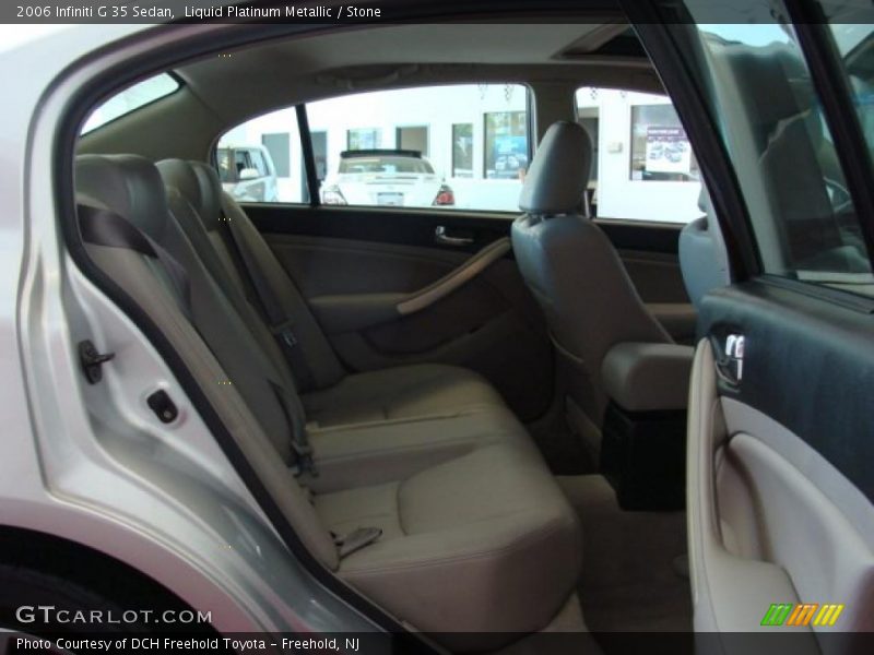 Liquid Platinum Metallic / Stone 2006 Infiniti G 35 Sedan