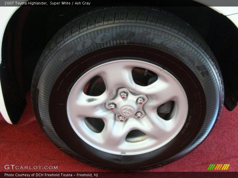 Super White / Ash Gray 2007 Toyota Highlander