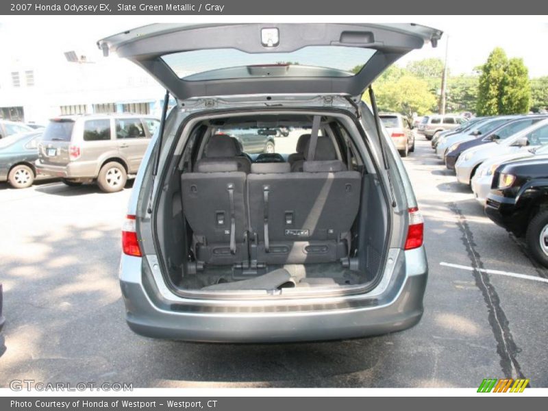 Slate Green Metallic / Gray 2007 Honda Odyssey EX